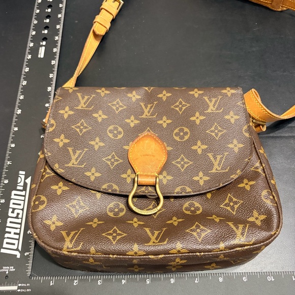 Louis Vuitton St Cloud Brown Monogram Crossbody Bag Vintage Good Authentic - Picture 16 of 16